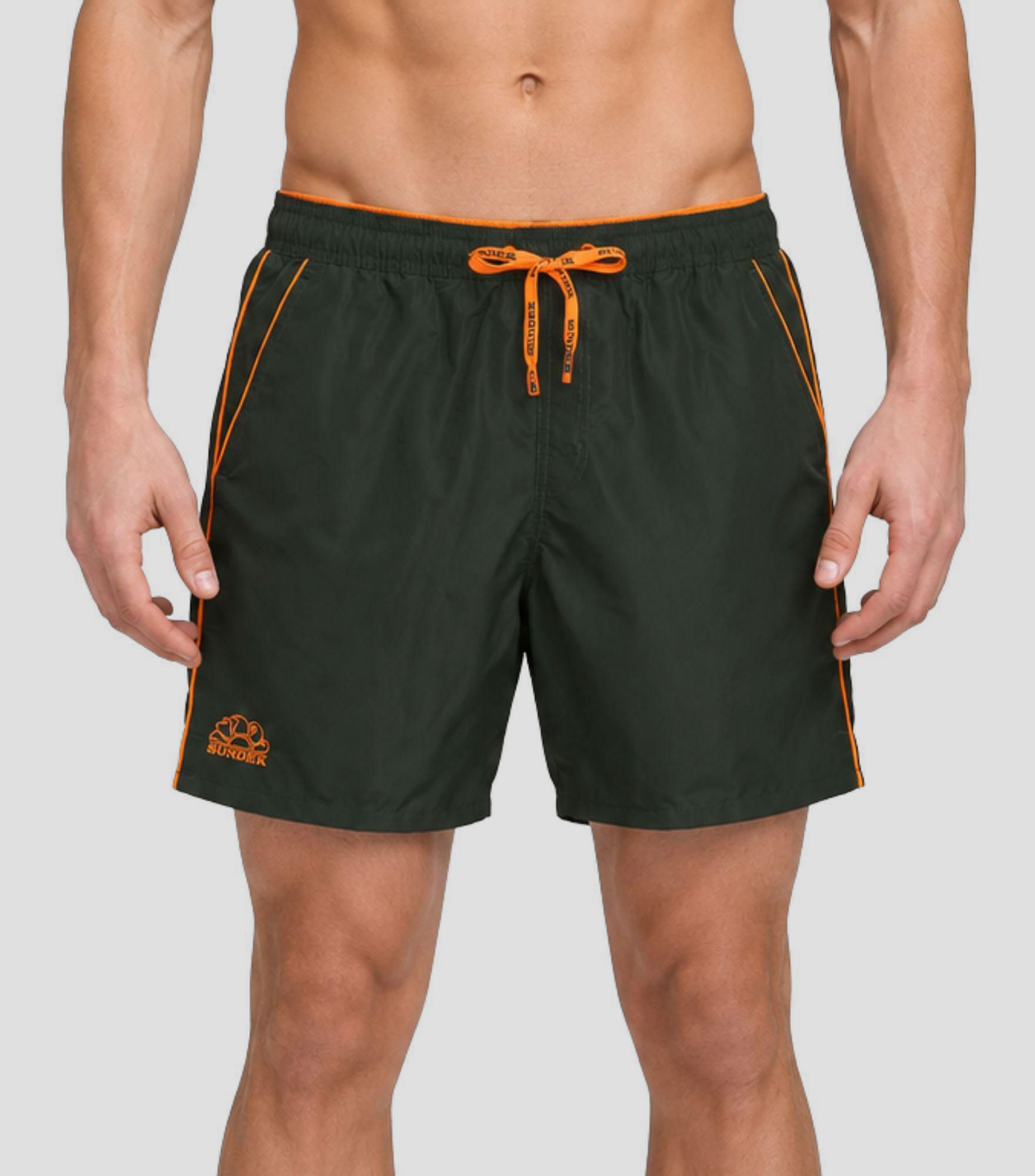 Traje de baño corto Liso Hombre